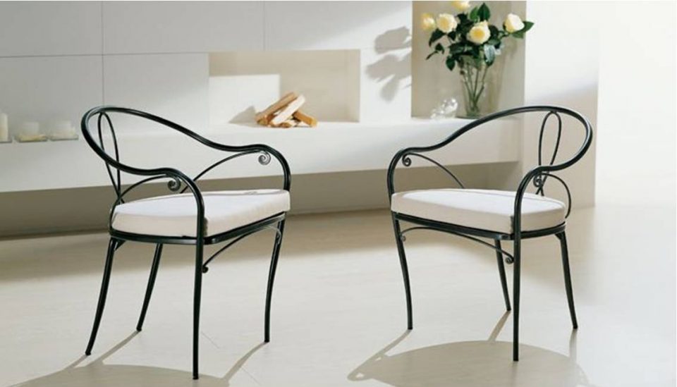 кованые стулья из металла