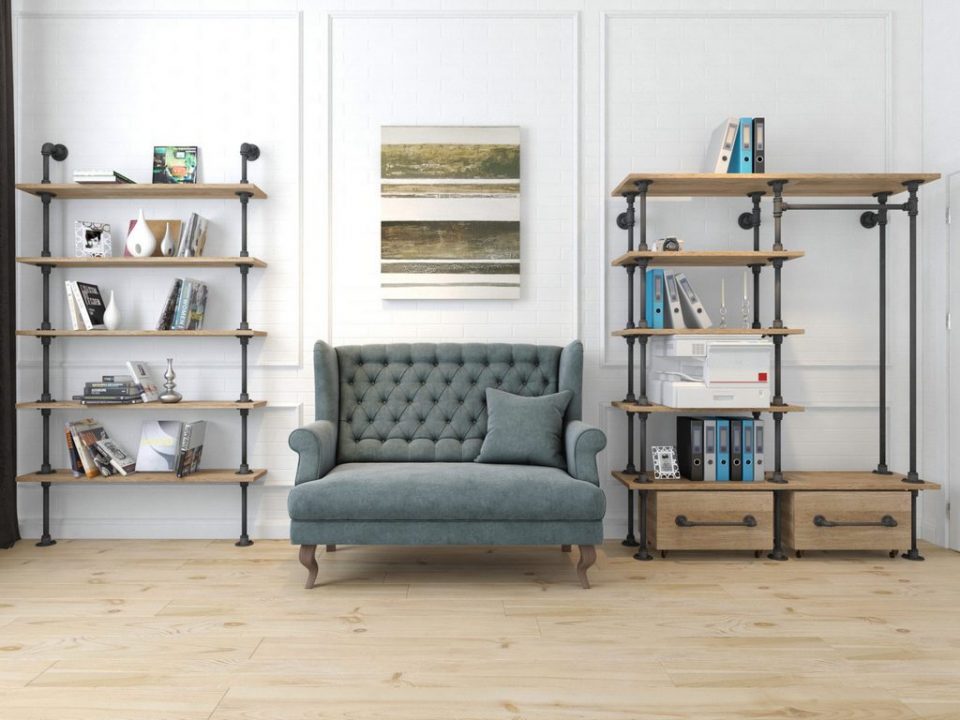 стиллажи лофт