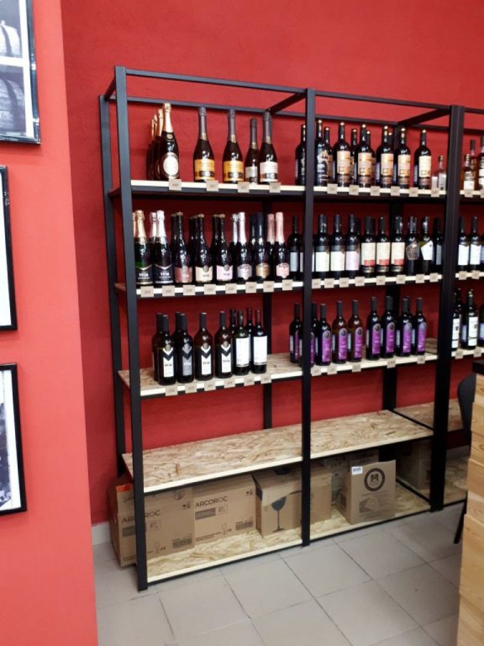 кованые стеллажи