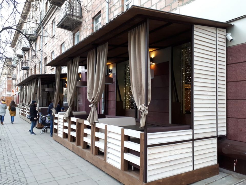 кованые беседки для ресторана