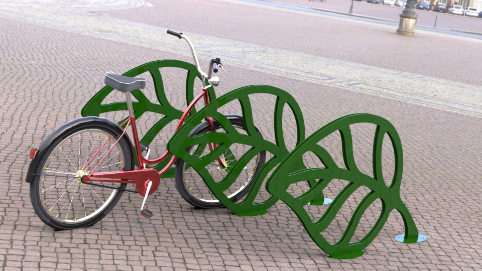 Кованые велопарковки необычные