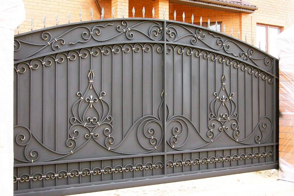 ковано распашные ворота